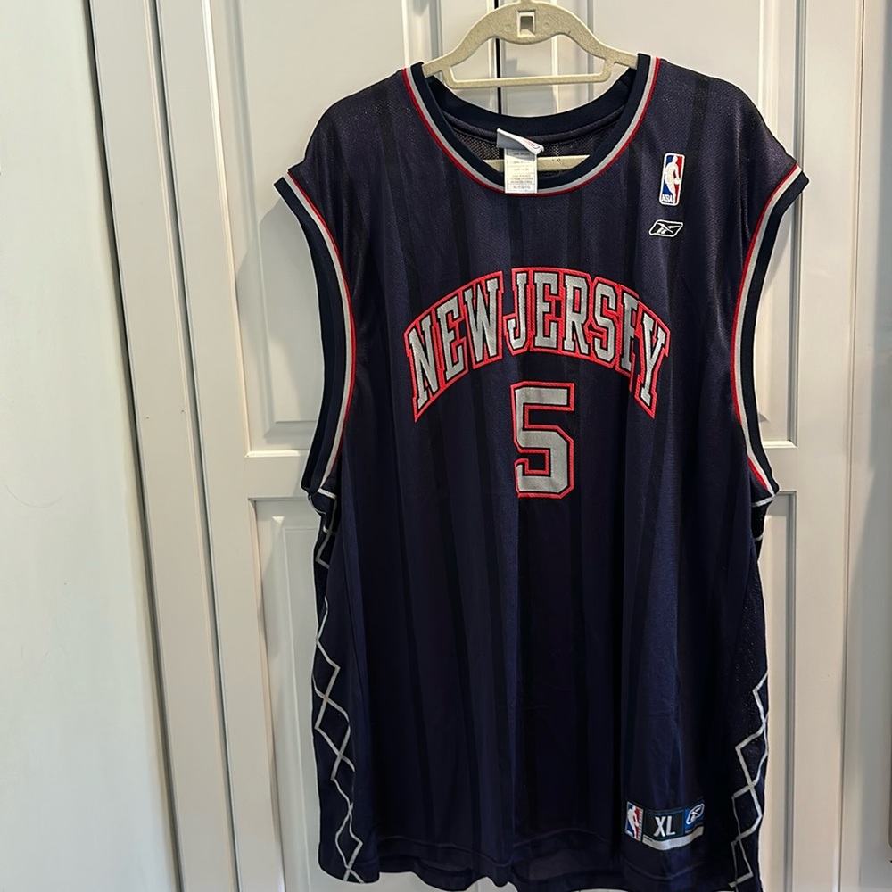 Jason Kidd New Jersey Nets Reebok #5 Vintage